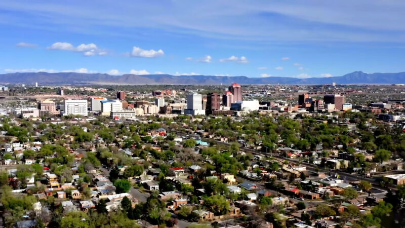 New Mexico - what is the property and violent crime precentage on 1000 residents